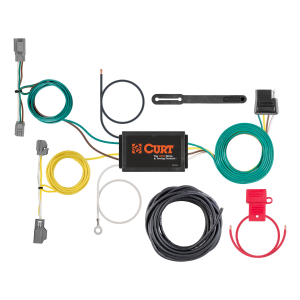 CURT 56319 Custom Wiring Harness, 4-Way Flat Output, Select Chevrolet Cruze