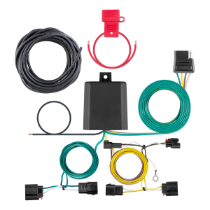 CURT 56426 Custom Wiring Harness, 4-Way Flat Output, Select Jeep Grand Cherokee