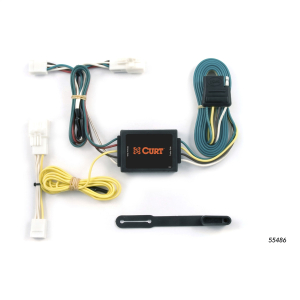 CURT - CURT 55486 Custom Wiring Harness, 4-Way Flat Output, Select Toyota RAV4 - Image 1
