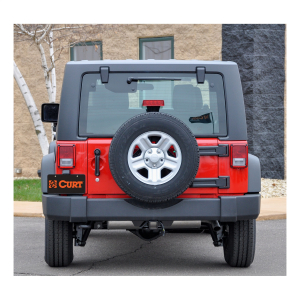 CURT - CURT | Class 3 Trailer Hitch; 2" Receiver; Select Jeep Wrangler JK | 13432 - Image 3