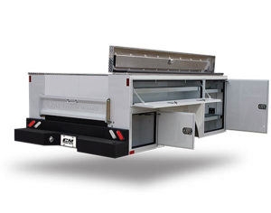 CM Truck Beds | SB Steel Service Body - 133"