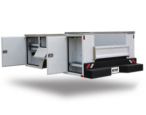 CM Truck Beds | SBA Aluminum Service Body - 110"