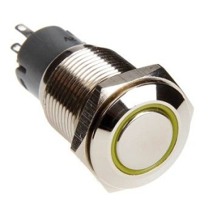 Race Sport | 16mm LED 2-Position Switch (Yellow)