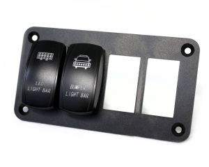 Race Sport | 4 Switch Aluminum Mounting Panel