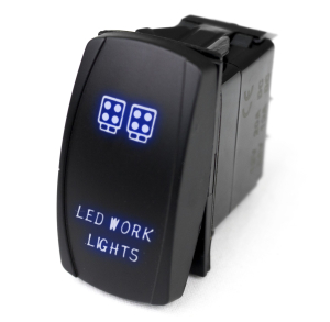 Race Sport | LED Rocker Switch w/Blue LED