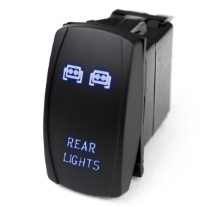 Race Sport | LED Rocker Switch w/Blue LED