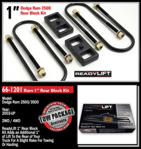 ReadyLift - ReadyLIFT | 2003-2018 DODGE-RAM 2500/3500 1'' Rear Block Kit | 66-1201 - Image 2