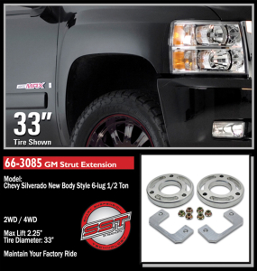 ReadyLift - ReadyLIFT | 2007-2018 Chevrolet/GMC 1500/TAHOE/SUBURBAN/YUKON XL/ESCLADE 2.25'' Front Leveling Kit | 66-3085 - Image 2