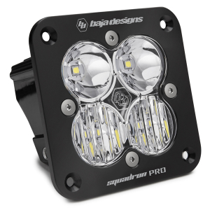 Baja Designs - Baja Designs | Squadron Pro Flush Mount LED Light Pod Black Clear Lens Driving/Combo Pattern - Image 1