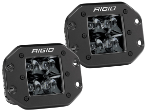 Rigid Industries - RIGID Industries | D-Series PRO Midnight Edition; Spot Optic, Flush Mount, Single | 212213BLK - Image 1