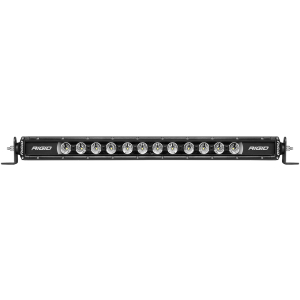 RIGID Industries | Radiance Plus SR-Series Single Row LED Light Bar With 8 Backlight Options: Red; Green, Blue, Light Blue, Purple, Amber, White Or Rotating, 20" Length | 220603
