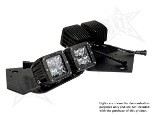 RIGID Industries | 2009-2014 Ford Raptor Fog Mount Kit; Fits 4 D-Series or Radiance Pods | 40235
