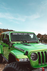 Rigid Industries - RIGID Industries | 2018 - 2021 Jeep Wrangler JL Adapt Hood Mount; Fits 20" Adapt LED Light | 41665 - Image 2