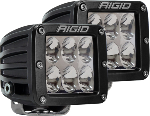 RIGID Industries | D-Series PRO LED Light; Driving Optic, Surface Mount, Black Housing, Pair | 502313