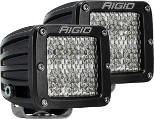 Rigid Industries - RIGID Industries | D-Series PRO LED Light; Flood Diffused, Surface Mount, Black Housing, Pair | 502513 - Image 1
