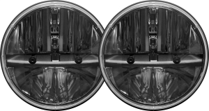 RIGID Industries | 7" Round Headlight Kit With PWM Anti-Flicker Adaptor; Pair | 55000