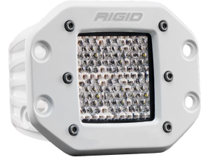 Rigid Industries - RIGID Industries | D-Series PRO Light; Flood Diffused, Flush Mount, White Housing, Single | 611513 - Image 2