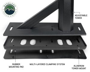 Overland Vehicle Systems - Overland Vehicle Systems | Freedom Truck Bed Rack w/Crossbars & Side Supports | 22040100 - Image 9