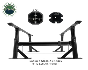 Overland Vehicle Systems - Overland Vehicle Systems | Freedom Truck Bed Rack w/Crossbars & Side Supports | 22040100 - Image 12