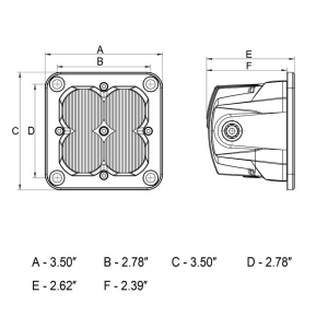 ARC Lighting - ARC Lighting | Concept Series 3" Cube Pod; Driving Beam | 41122 - Image 7