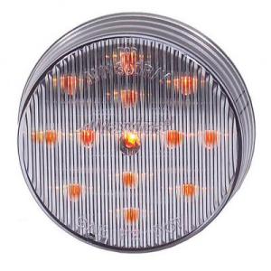 Maxxima | 13 LED 2 1/2" Round Clearance Marker | M11300YCL
