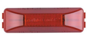 Maxxima | 4" Red Rectangular 2 Pin Clearance Marker | M20350R