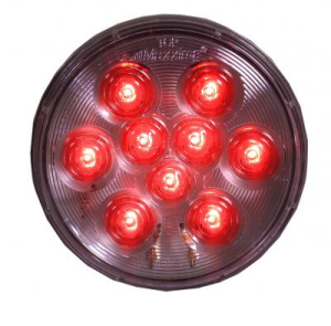 Maxxima - Maxxima | 4" Round Red Clear Lens Stop/Tail/Turn | M42322RCL - Image 1