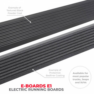 Go Rhino - Go Rhino | E1 Electric Running Boards w/Mounting Brackets | 20404887T - Image 2
