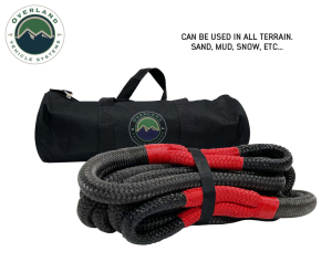 Overland Vehicle Systems - Overland Vehicle Systems | Brute Kinetic Recovery Strap 1" x 30" With Storage Bag  | 19009916 - Image 6