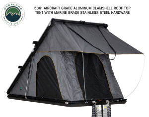 Overland Vehicle Systems - Overland Vehicle Systems | Mamba 3 Clamshell Aluminum Roof Top Tent | 18099901 - Image 2