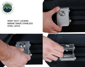 Overland Vehicle Systems - Overland Vehicle Systems | Mamba 3 Clamshell Aluminum Roof Top Tent | 18099901 - Image 11