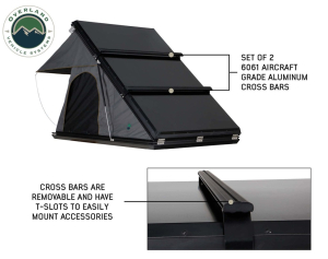 Overland Vehicle Systems - Overland Vehicle Systems | Mamba 3 Clamshell Aluminum Roof Top Tent | 18099901 - Image 12