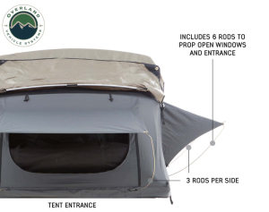 Overland Vehicle Systems - Overland Vehicle Systems | Nomadic 3 Extended Roof Top Tent | 18139936 - Image 4