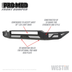 Westin - Westin | Pro-Mod Front Bumper | 58-41035 - Image 1