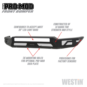 Westin - Westin | Pro-Mod Front Bumper | 58-41045 - Image 1