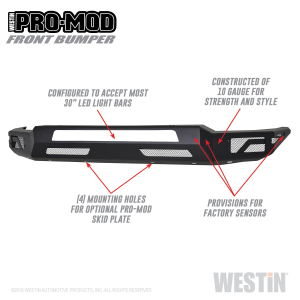 Westin - Westin | Pro-Mod Front Bumper | 58-41075 - Image 5