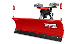 Western - Western | 7'-6" MIDWEIGHT™ Poly UT2 Straight Blade Snow Plow - Image 1
