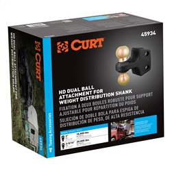 CURT - CURT 45934 HD Dual Ball Attachment for Weight Distribution Shank - Image 7