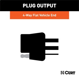 CURT - CURT | Vehicle-Side Custom 4-Pin Trailer Wiring Harness | 56480 - Image 4