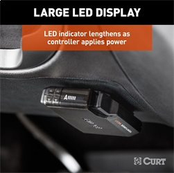 CURT - CURT 51116 Venturer NEXT Electric Trailer Brake Controller, Time-Delay, Fully Adjustable, Low Profile, 1-3 Axles, Plug-and-Play - Image 1