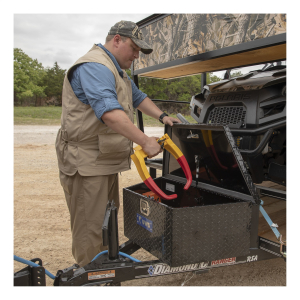 UWS - UWS | Trailer Tool Box (34" Low Profile Tool Box; Powder-Coated Aluminum) | TBV-34-LP-BLK - Image 3