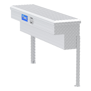 UWS - UWS | Truck Side Tool Box (48" Single-Lid Side Mount Tool Box; Bright Aluminum) | TBSM-48 - Image 1