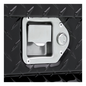 UWS - UWS | Truck Side Tool Box (48" Single-Lid Side Mount Tool Box; Powder-Coated Aluminum) | TBSM-48-BLK - Image 2